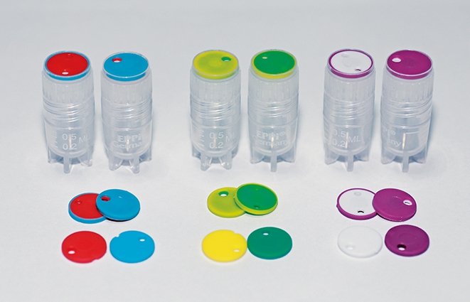 Colour inserts for EPPi Kryo vials