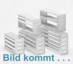 BRAVO 130 Schrankeinschbe fr alle Boxen bis 133x133x133 mm, offene Bauform, Klappgriff, ohne Auszugstop, Schubladenbden geschlossen