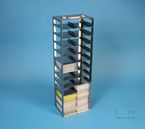 Microtiter Vertical Racks with double bays for Microtiter Plates up to 86x128x45 mm
